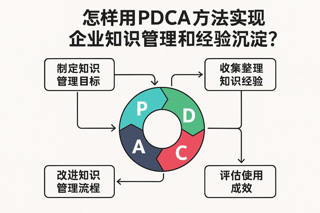 怎样用PDCA方法实现企业知识管理和经验沉淀？
