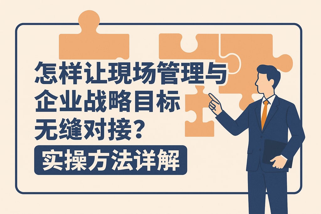 怎样让现场管理与企业战略目标无缝对接？实操方法详解