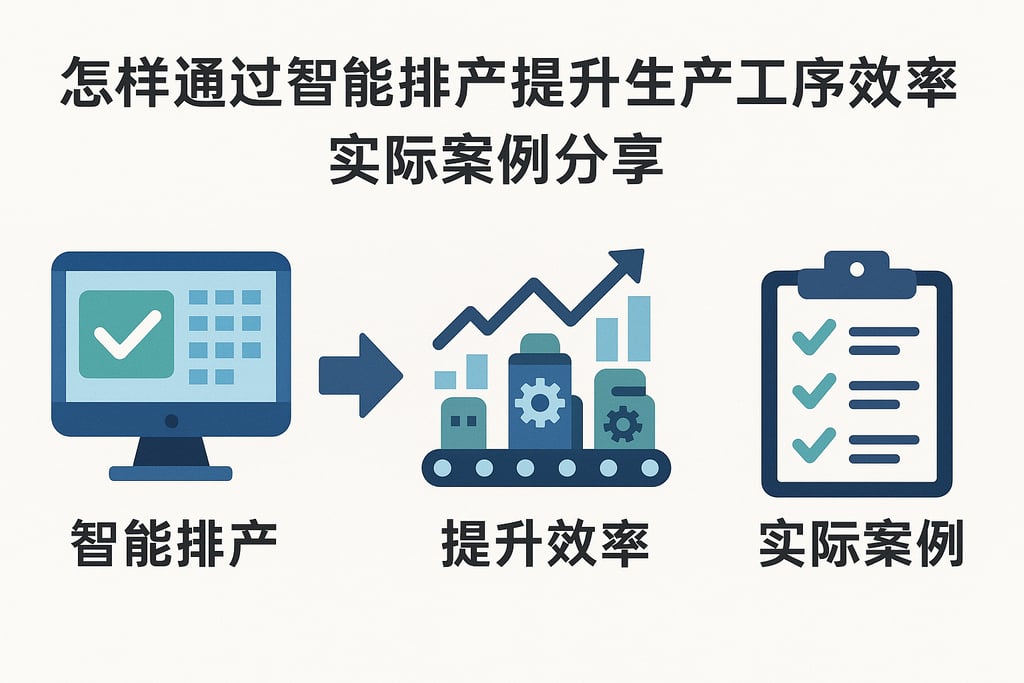 怎样通过智能排产提升生产工序效率，实际案例分享