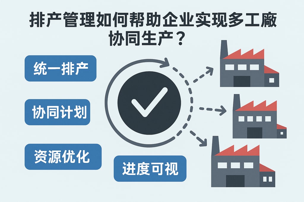 排产管理如何帮助企业实现多工厂协同生产？
