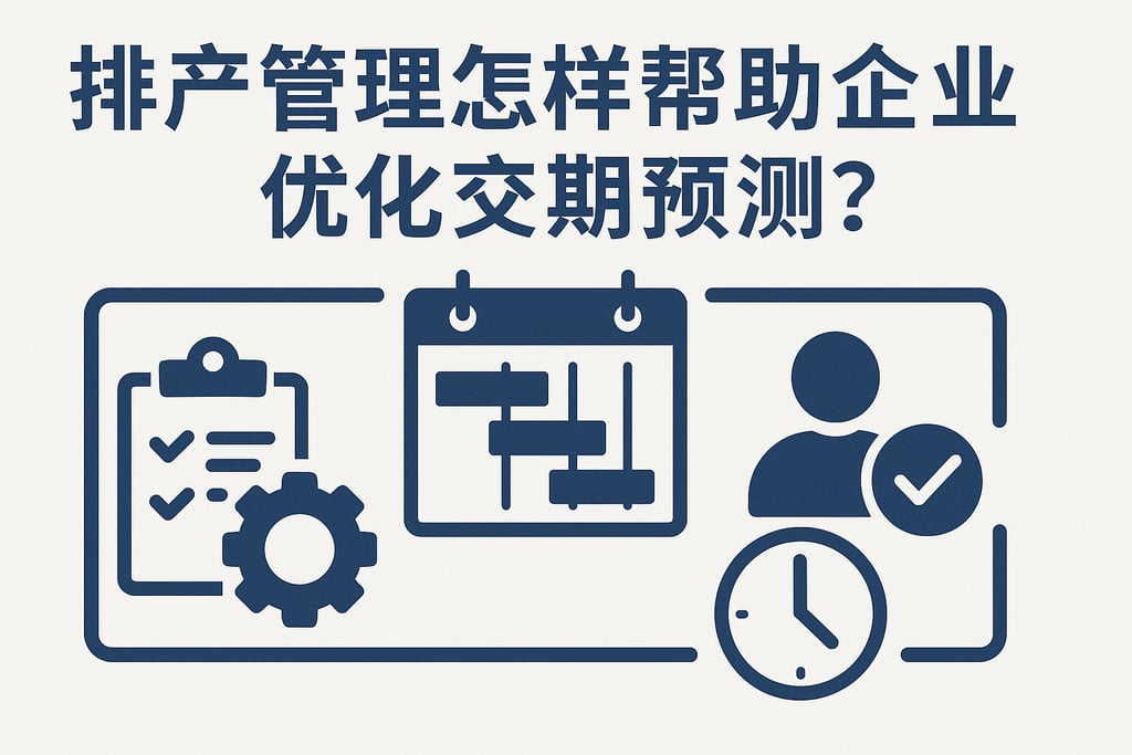 排产管理怎样帮助企业优化交期预测？