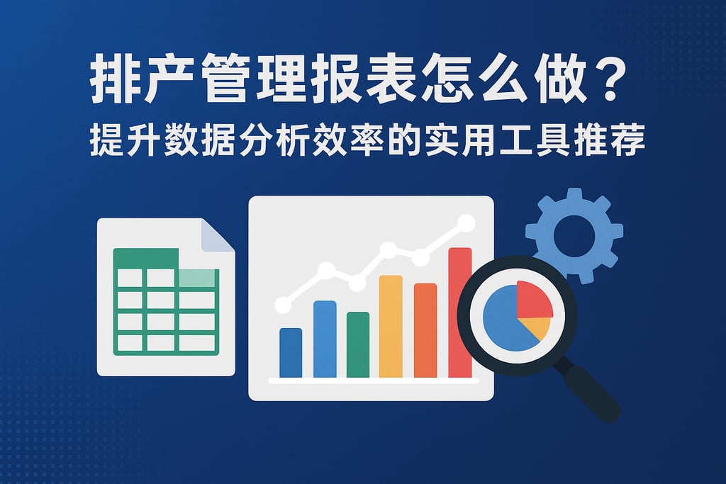 排产管理报表怎么做？提升数据分析效率的实用工具推荐
