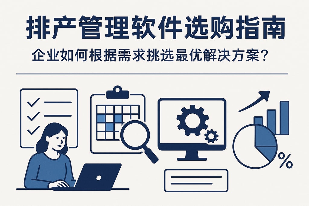 排产管理软件选购指南：企业如何根据需求挑选最优解决方案？