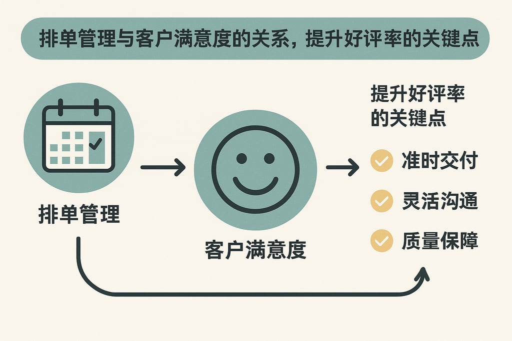 排单管理与客户满意度的关系，提升好评率的关键点
