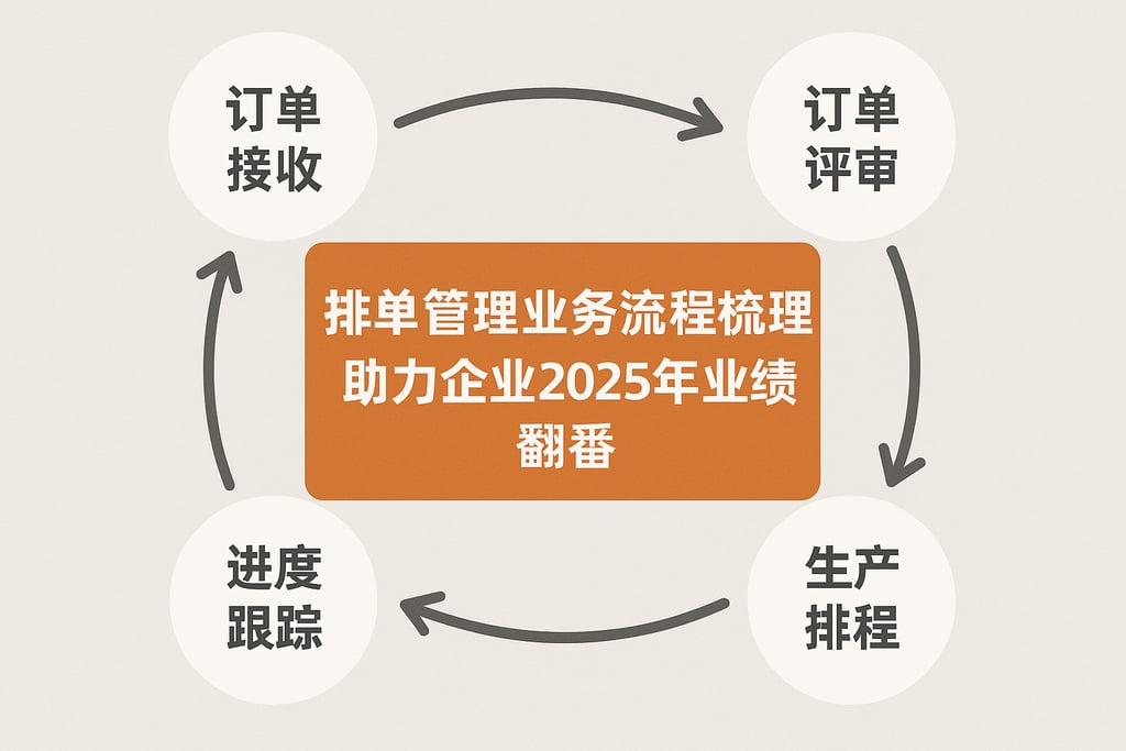 排单管理业务流程梳理，助力企业2025年业绩翻番