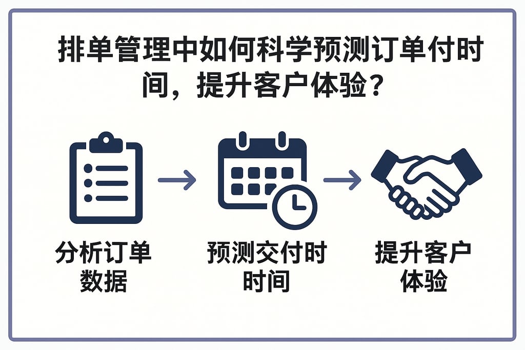 排单管理中如何科学预测订单交付时间，提升客户体验？