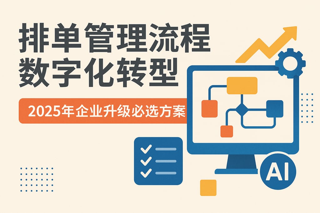 排单管理流程数字化转型，2025年企业升级必选方案