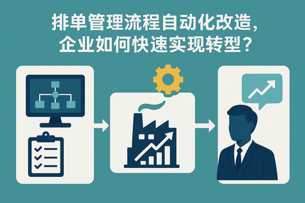 排单管理流程自动化改造，企业如何快速实现转型？
