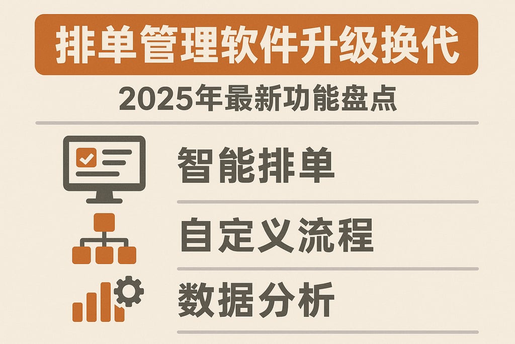 排单管理软件升级换代，2025年最新功能盘点