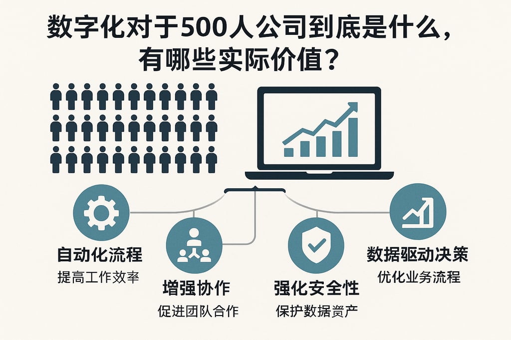 数字化对于500人公司到底是什么，有哪些实际价值？
