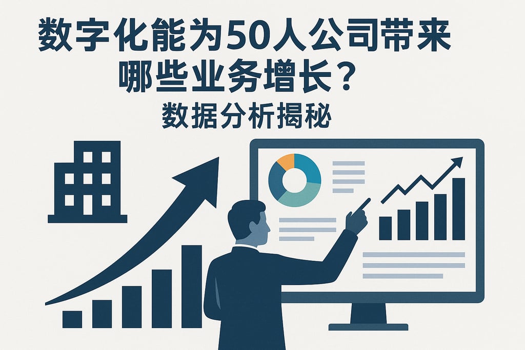 数字化能为50人公司带来哪些业务增长？数据分析揭秘