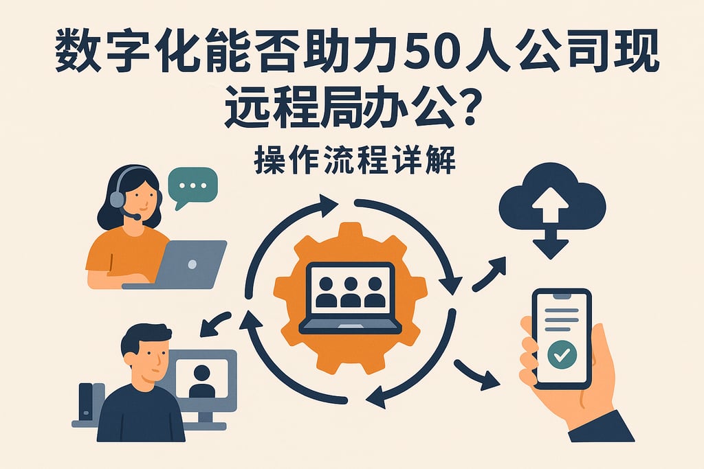 数字化能否助力50人公司实现远程办公？操作流程详解