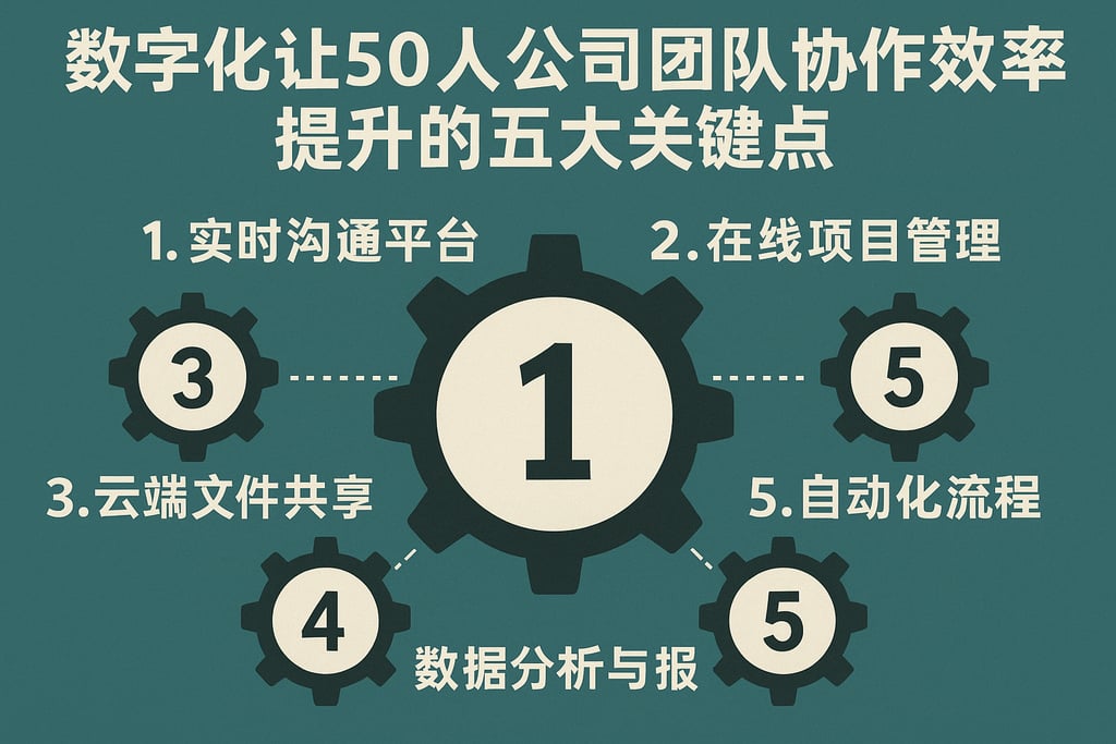 数字化让50人公司团队协作效率提升的五大关键点