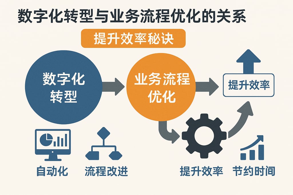 数字化转型与业务流程优化的关系，提升效率秘诀