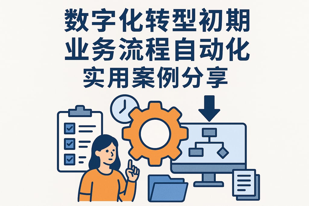 数字化转型初期业务流程自动化实用案例分享