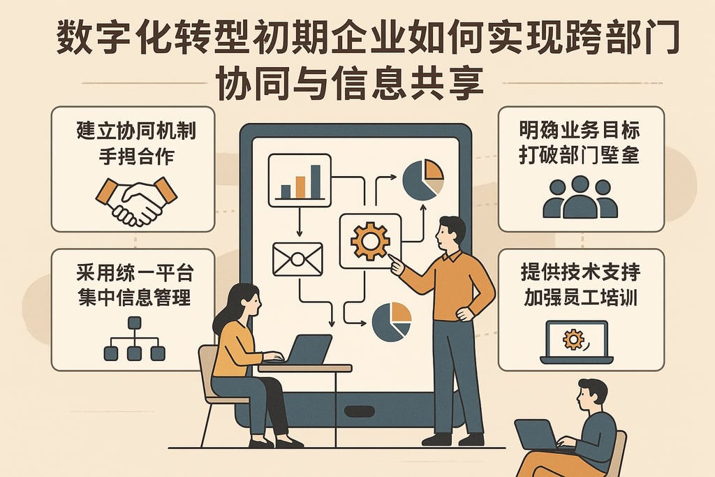 数字化转型初期企业如何实现跨部门协同与信息共享