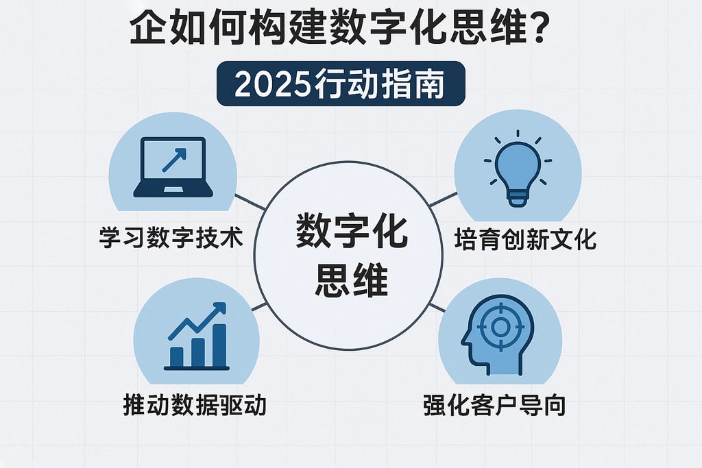数字化转型初期企业如何构建数字化思维？2025行动指南