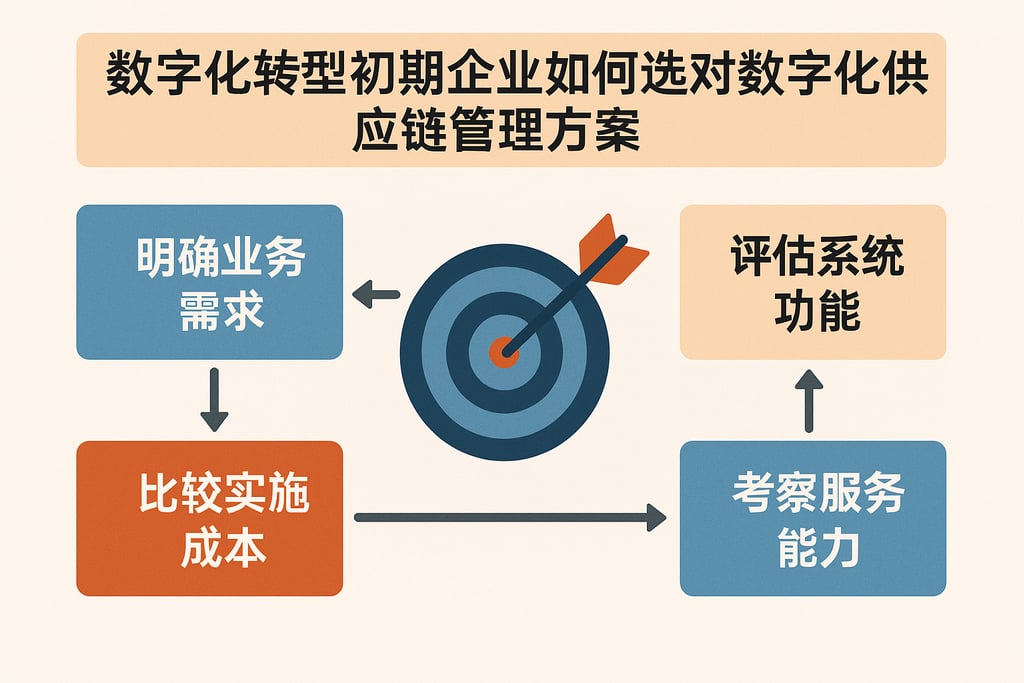 数字化转型初期企业如何选对数字化供应链管理方案