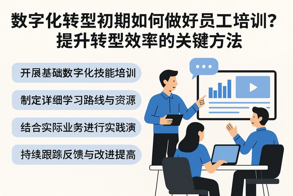 数字化转型初期如何做好员工培训？提升转型效率的关键方法