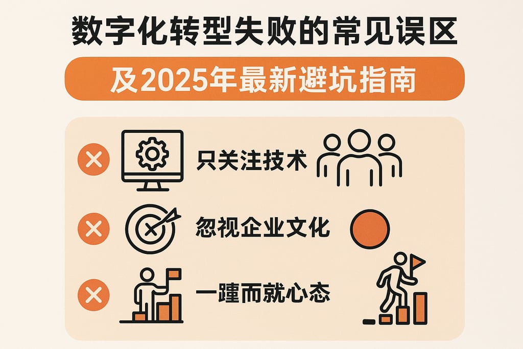 数字化转型失败的常见误区及2025年最新避坑指南