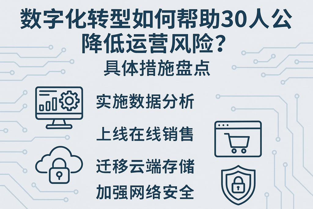 数字化转型如何帮助30人公司降低运营风险？具体措施盘点