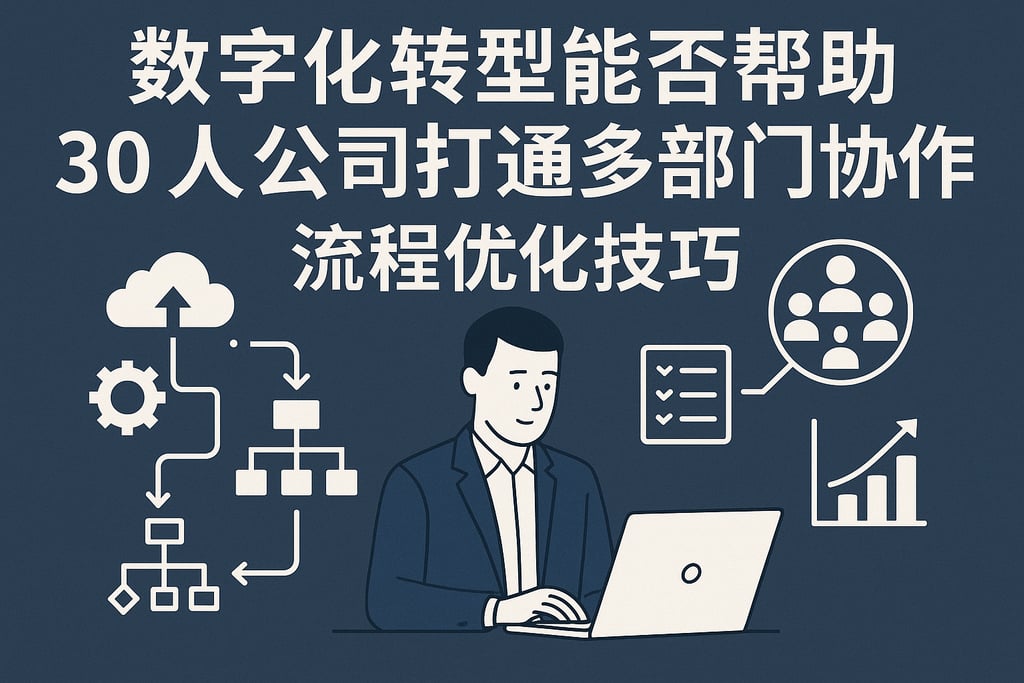 数字化转型能否帮助30人公司打通多部门协作？流程优化技巧