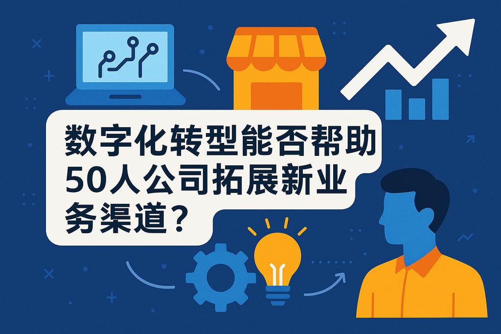 数字化转型能否帮助50人公司拓展新业务渠道？