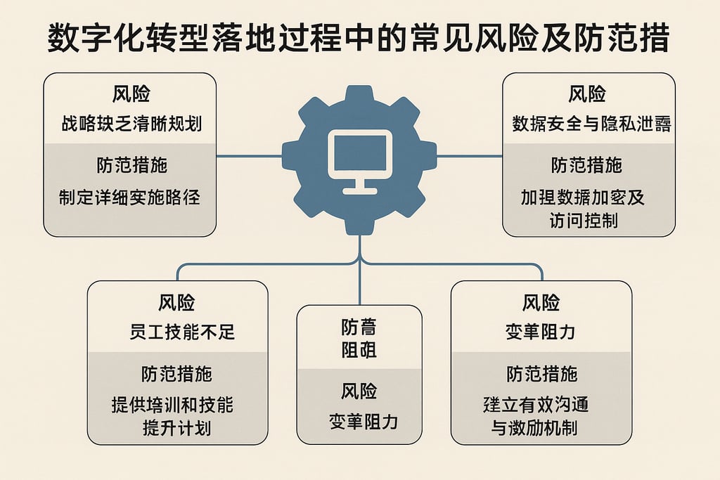 数字化转型落地过程中的常见风险及防范措施