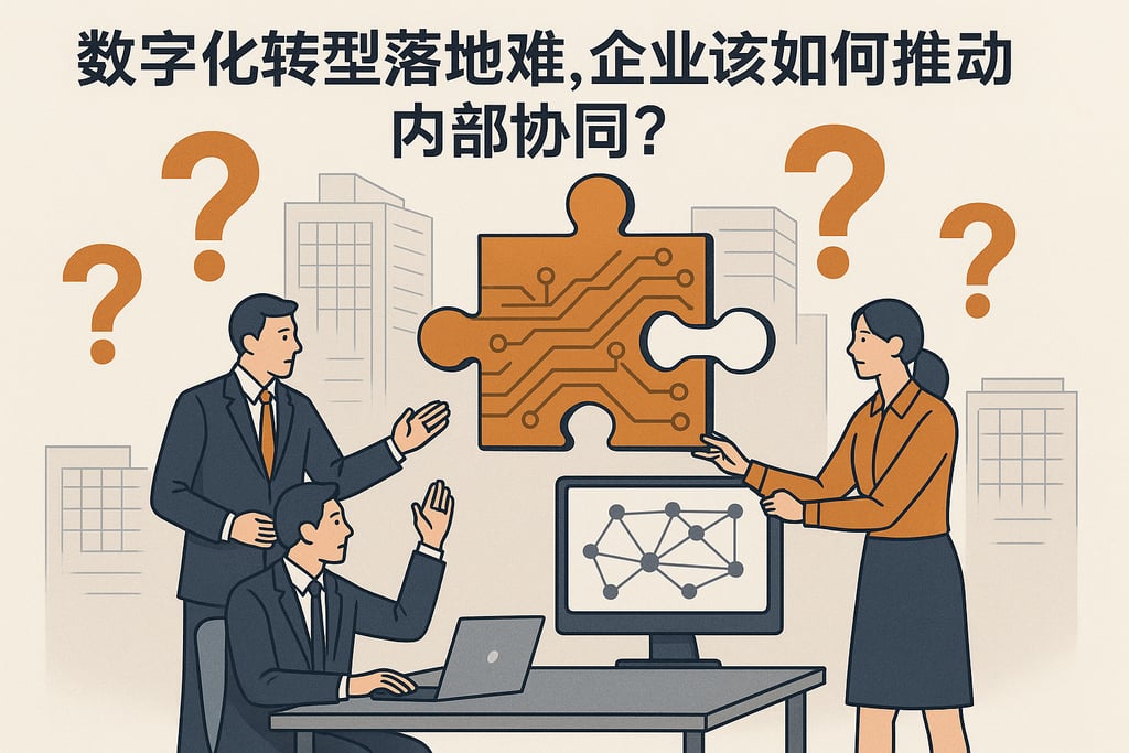 数字化转型落地难，企业该如何推动内部协同？