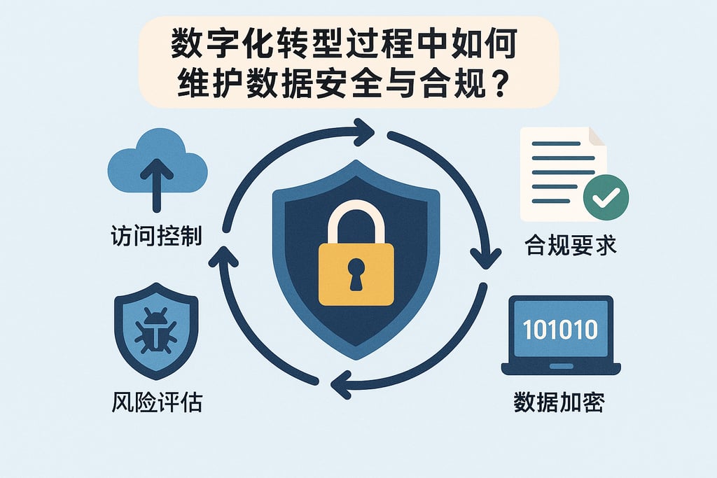 数字化转型过程中如何维护数据安全与合规？