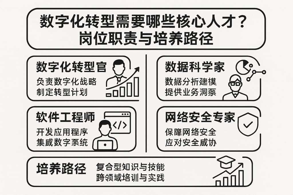数字化转型需要哪些核心人才？岗位职责与培养路径