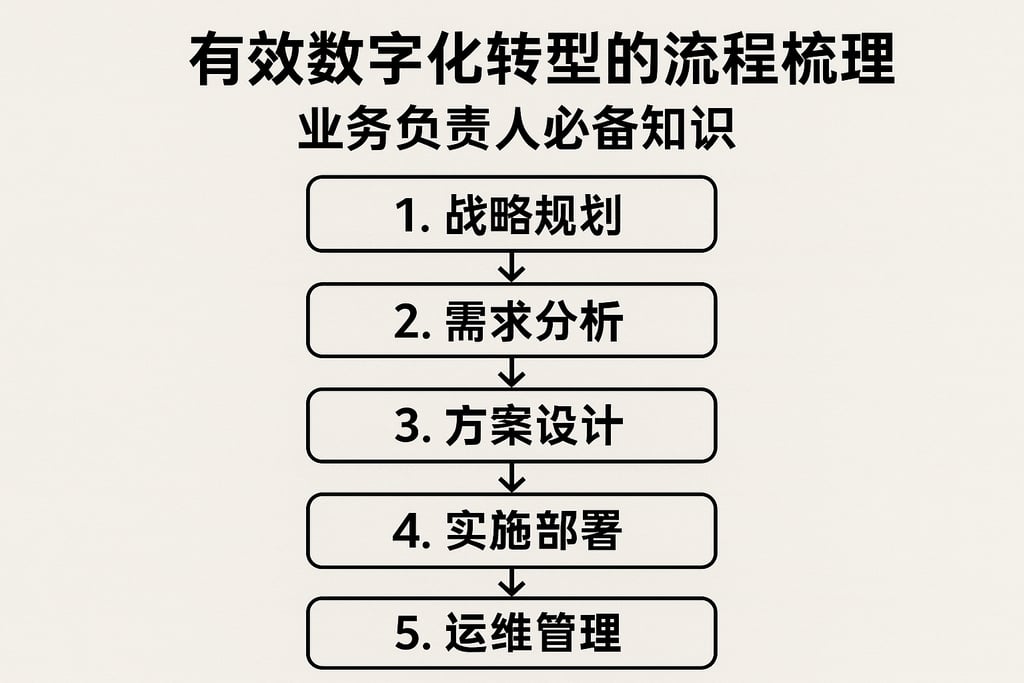 有效数字化转型的流程梳理，业务负责人必备知识