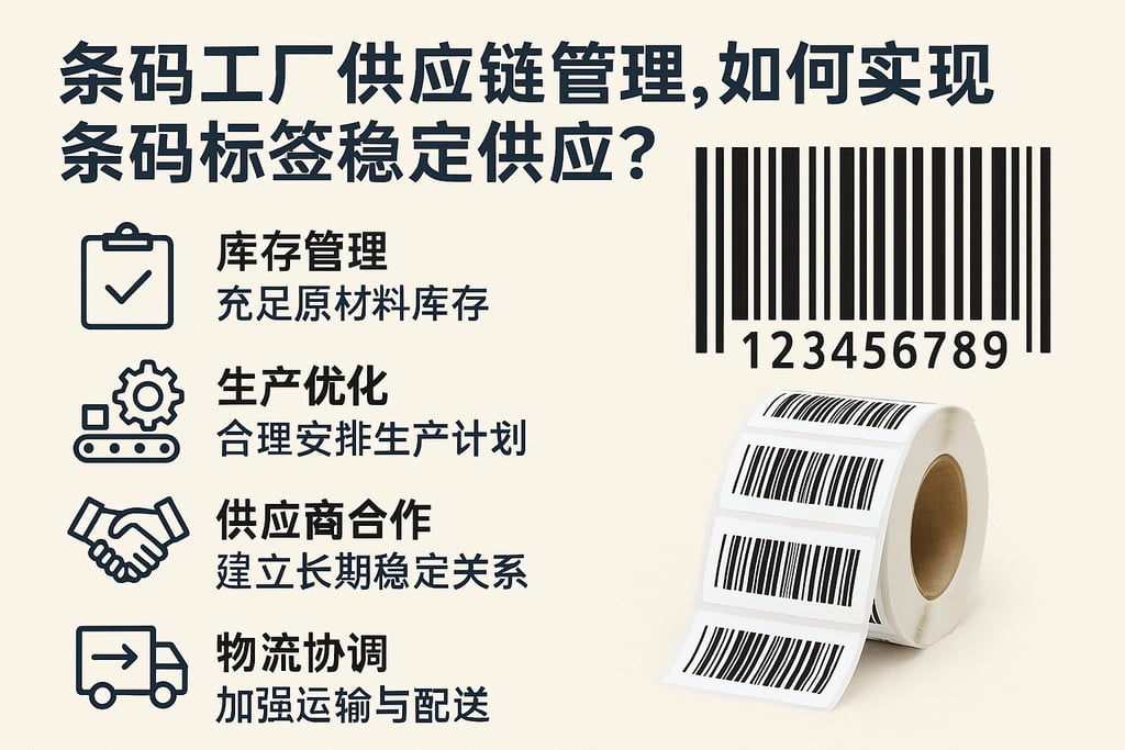 条码工厂供应链管理，如何实现条码标签稳定供应？