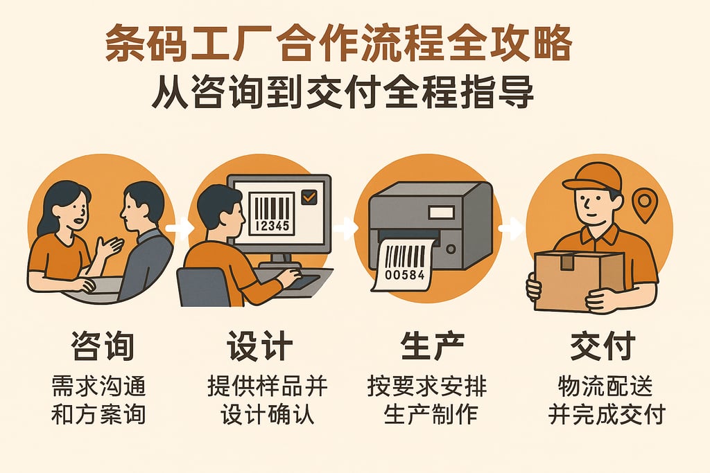 条码工厂合作流程全攻略，从咨询到交付全程指导