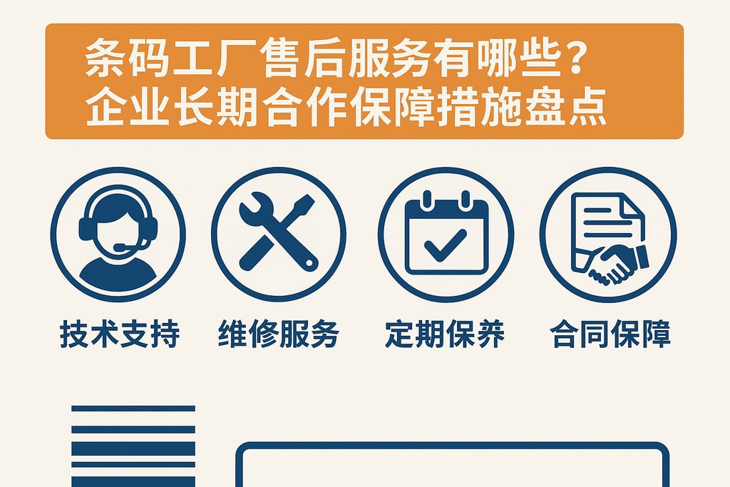 条码工厂售后服务有哪些？企业长期合作保障措施盘点