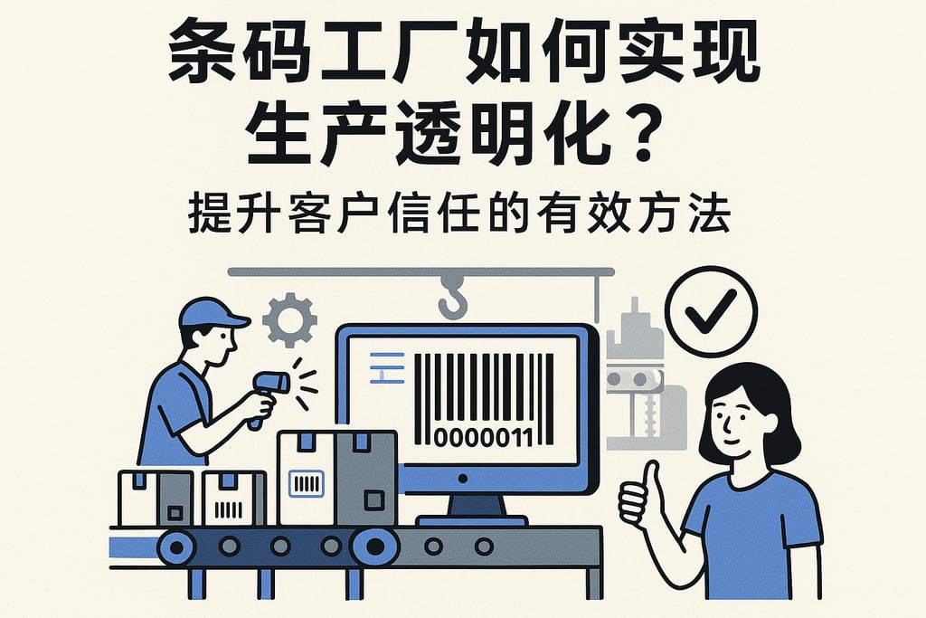 条码工厂如何实现生产透明化？提升客户信任的有效方法