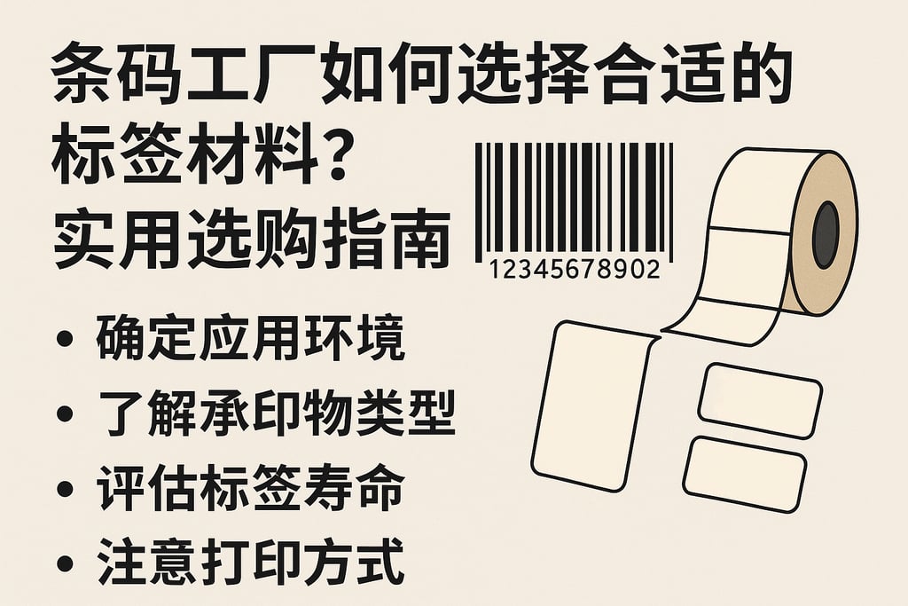 条码工厂如何选择合适的标签材料？实用选购指南
