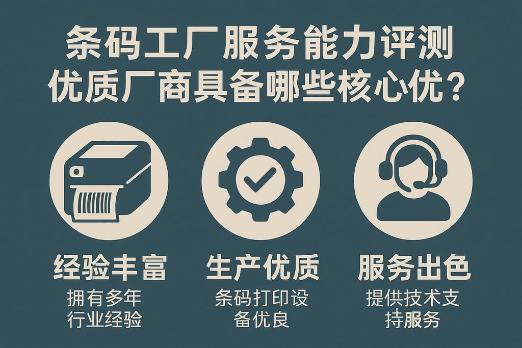 条码工厂服务能力评测，优质厂商具备哪些核心优势？