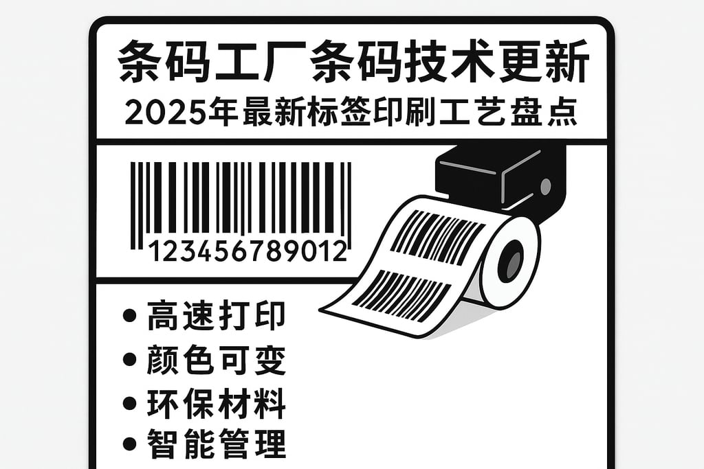 条码工厂条码技术更新，2025年最新标签印刷工艺盘点
