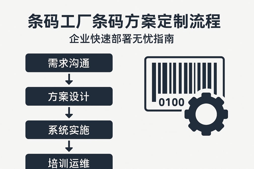 条码工厂条码方案定制流程，企业快速部署无忧指南