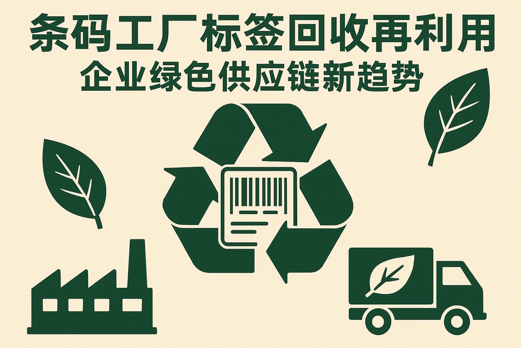 条码工厂标签回收再利用，企业绿色供应链新趋势