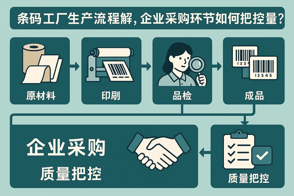 条码工厂生产流程详解，企业采购环节如何把控质量？