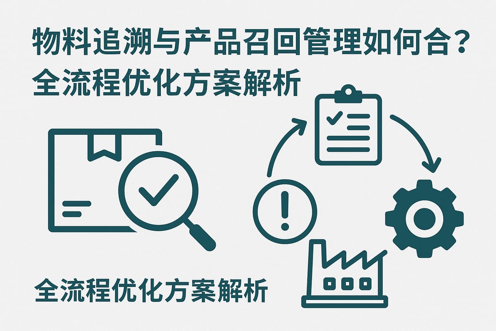 物料追溯与产品召回管理如何结合？全流程优化方案解析