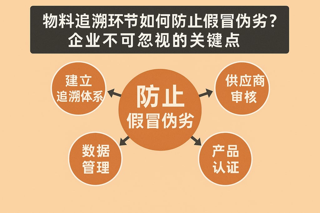 物料追溯环节如何防止假冒伪劣？企业不可忽视的关键点
