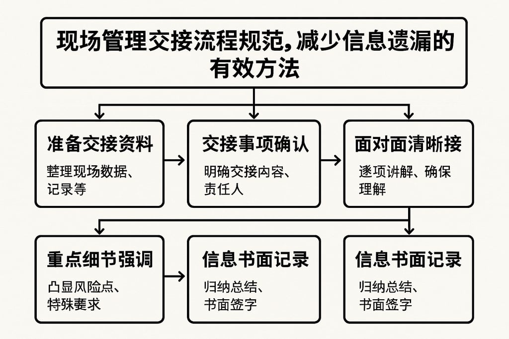 现场管理交接流程规范，减少信息遗漏的有效方法