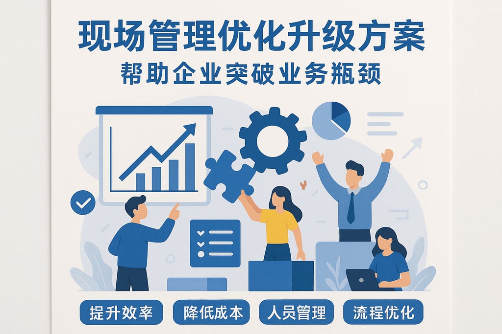 现场管理优化升级方案，帮助企业突破业务瓶颈
