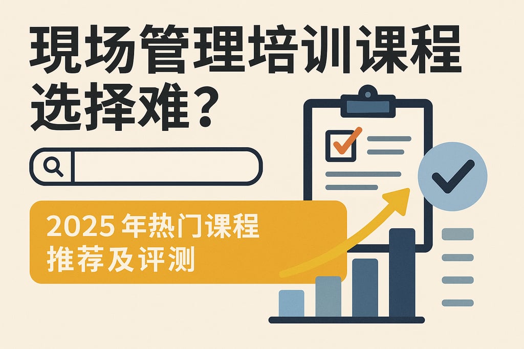 现场管理培训课程选择难？2025年热门课程推荐及评测