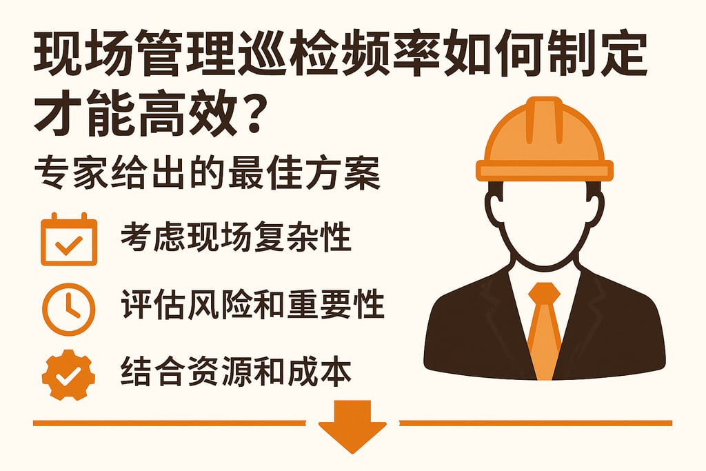 现场管理巡检频率如何制定才能高效？专家给出的最佳方案