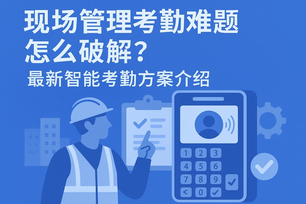 现场管理考勤难题怎么破解？最新智能考勤方案介绍