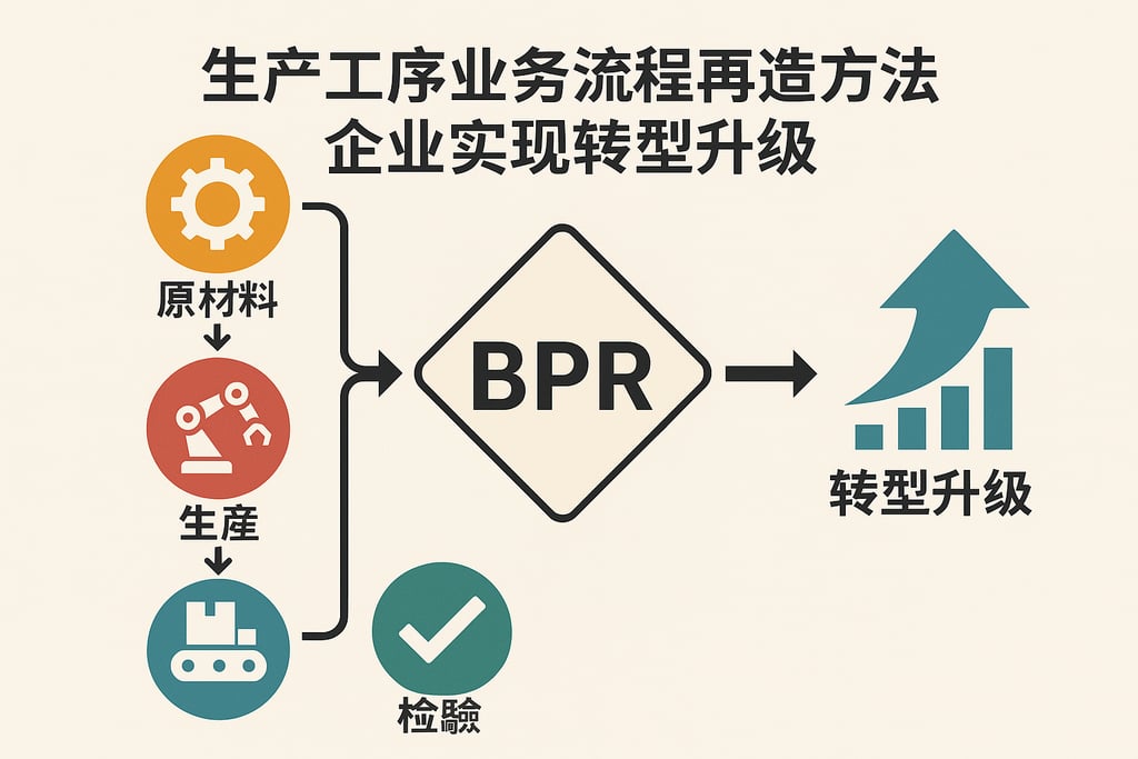 生产工序业务流程再造方法，企业实现转型升级